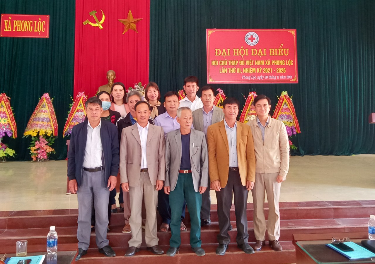 Đại hội Đại biểu hội Hội Chữ thập đỏ xã Phong Lộc lần thứ III, nhiệm kỳ 2021-2026